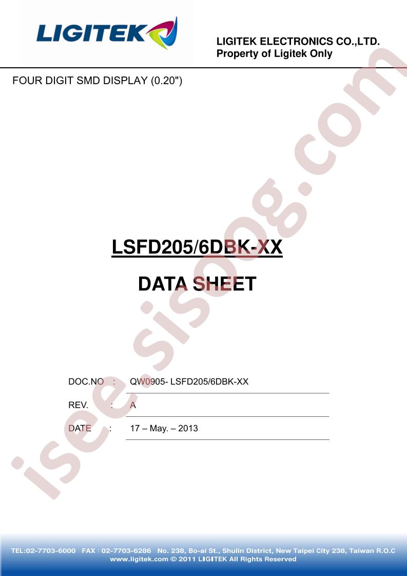 LSFD205-6DBK-XX