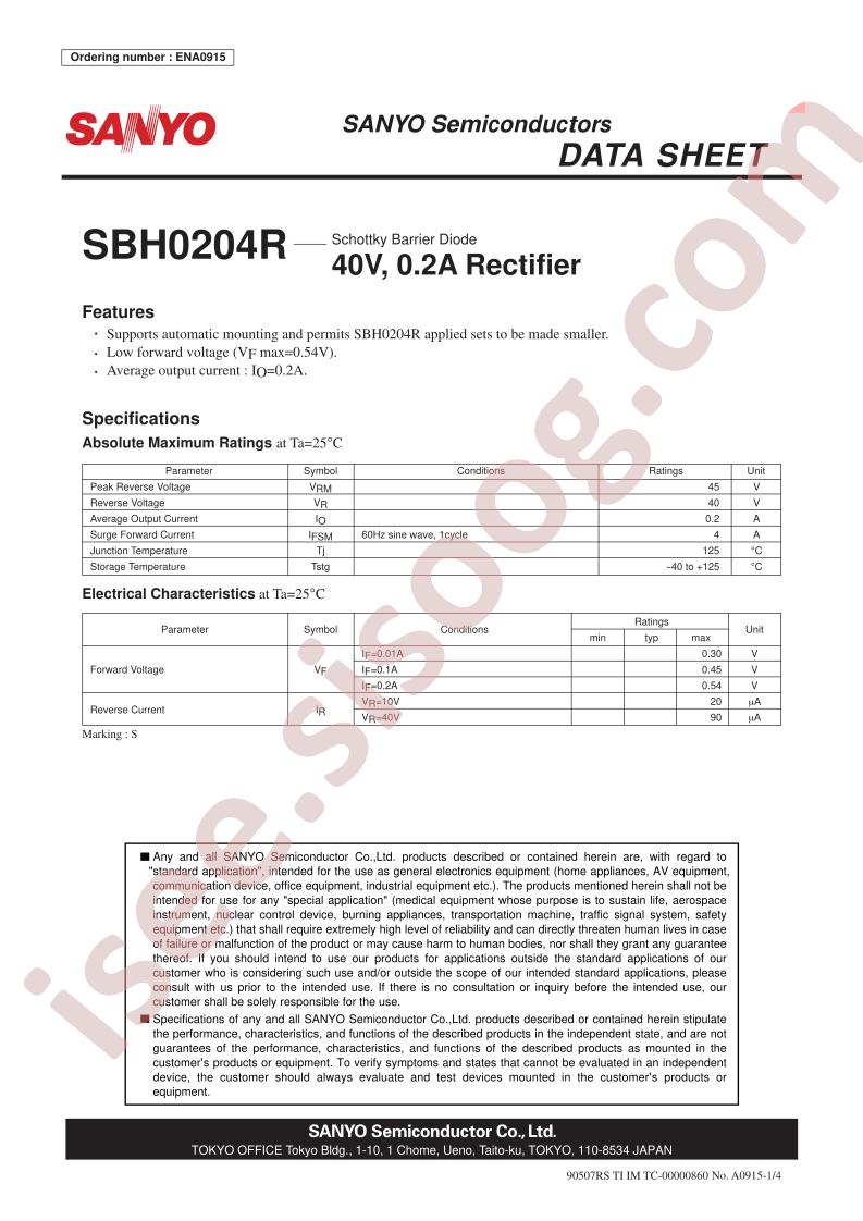 SBH0204R