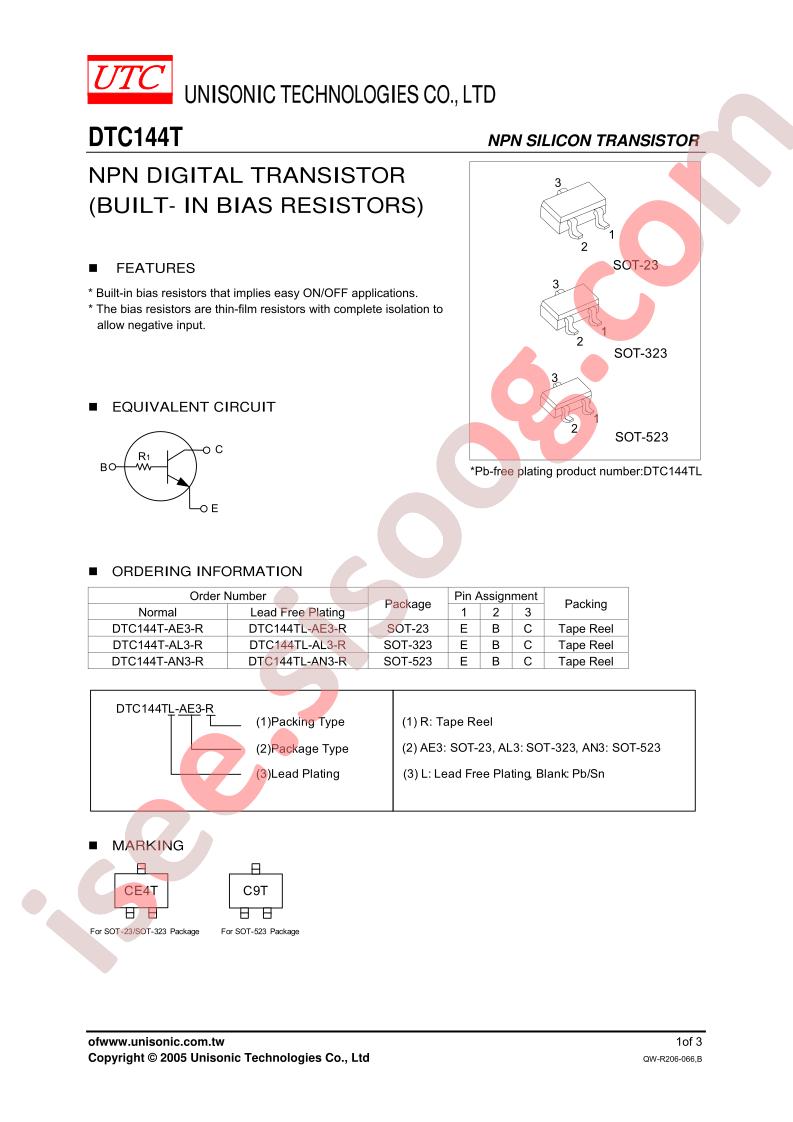 DTC144T-AE3-R