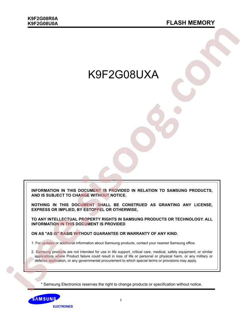 K9F2G08UXA