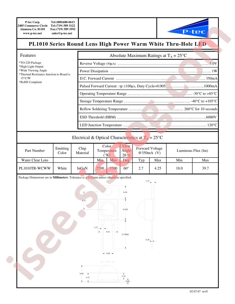 PL1010TR-WCWW