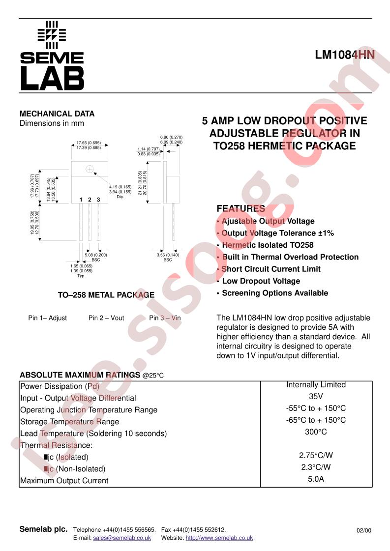 LM1084HN