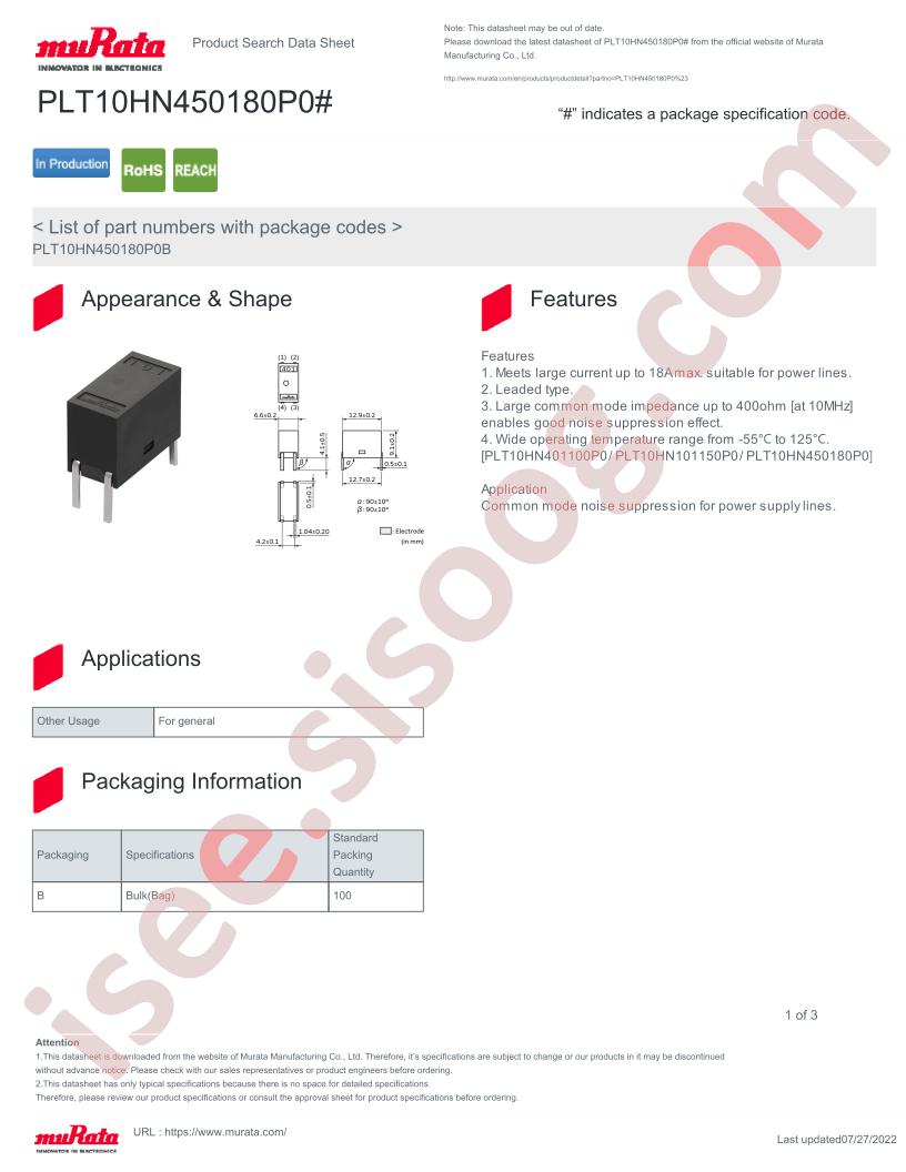 PLT10HN450180P0