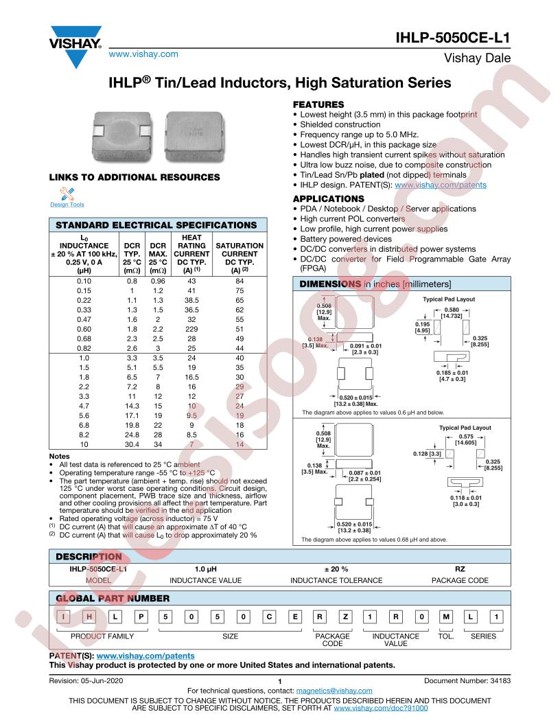 IHLP-5050CE-L1