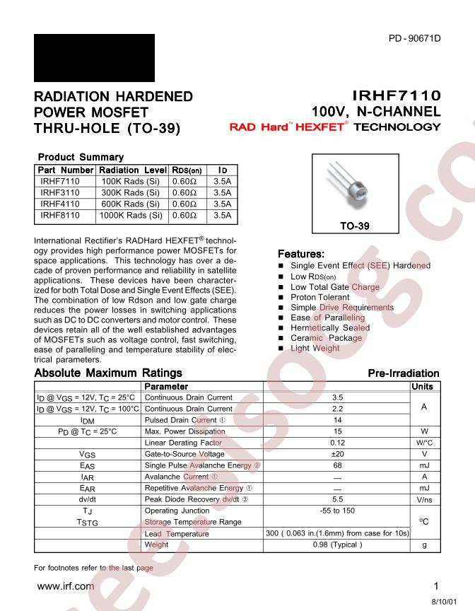 IRHF7110