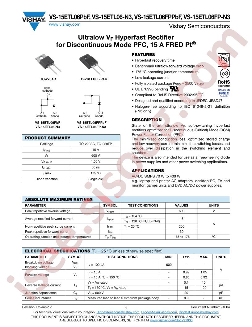15ETL06FPPBF