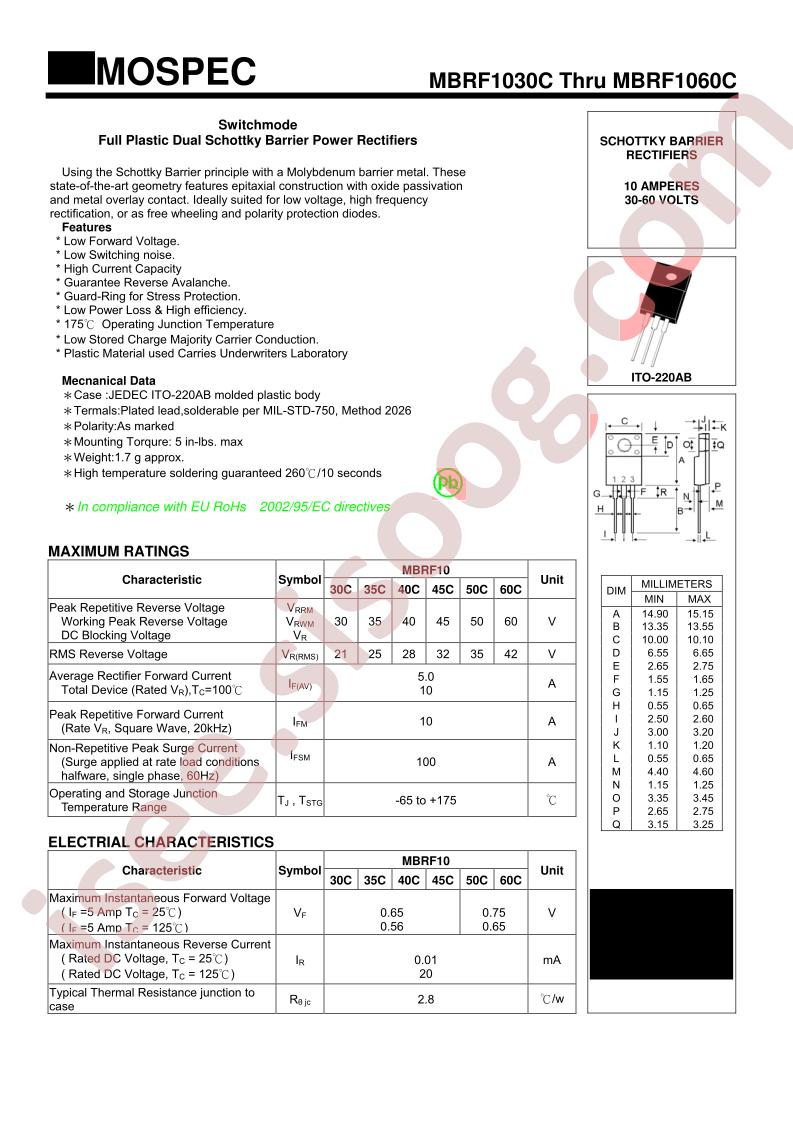 MBRF1030C