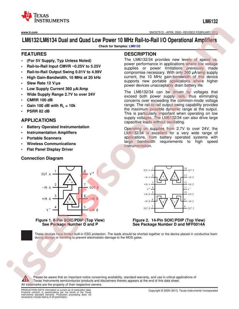 LM6132AIM