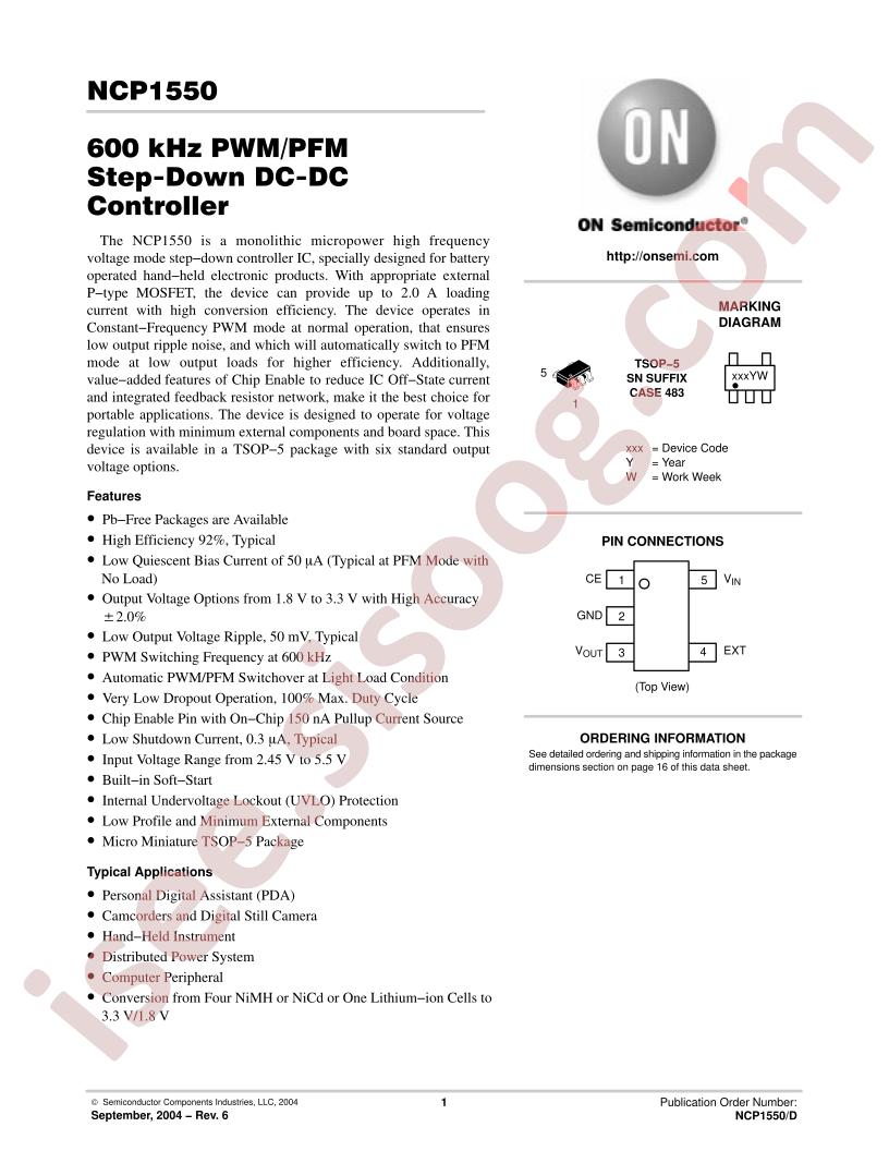 NCP1550SN27T1