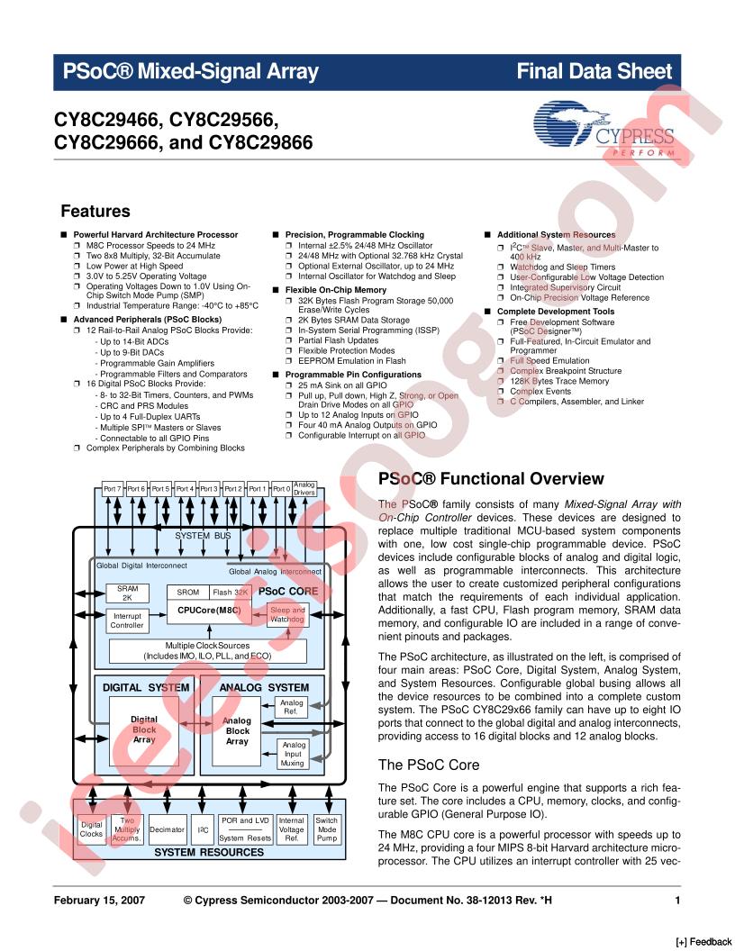 CY8C29000-24AXI