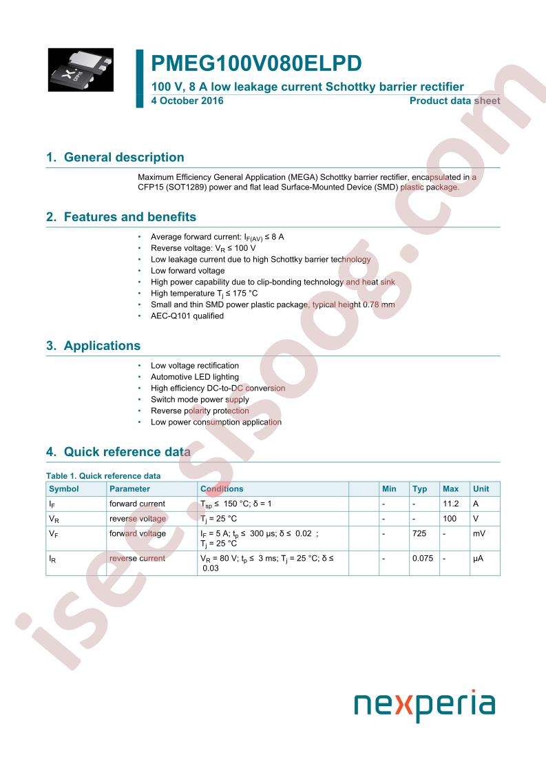 PMEG100V080ELPD