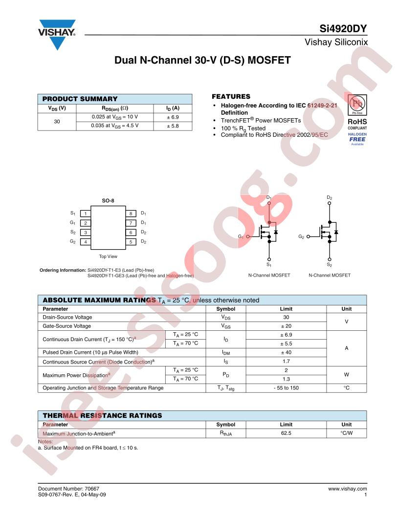 SI4920DY-T1