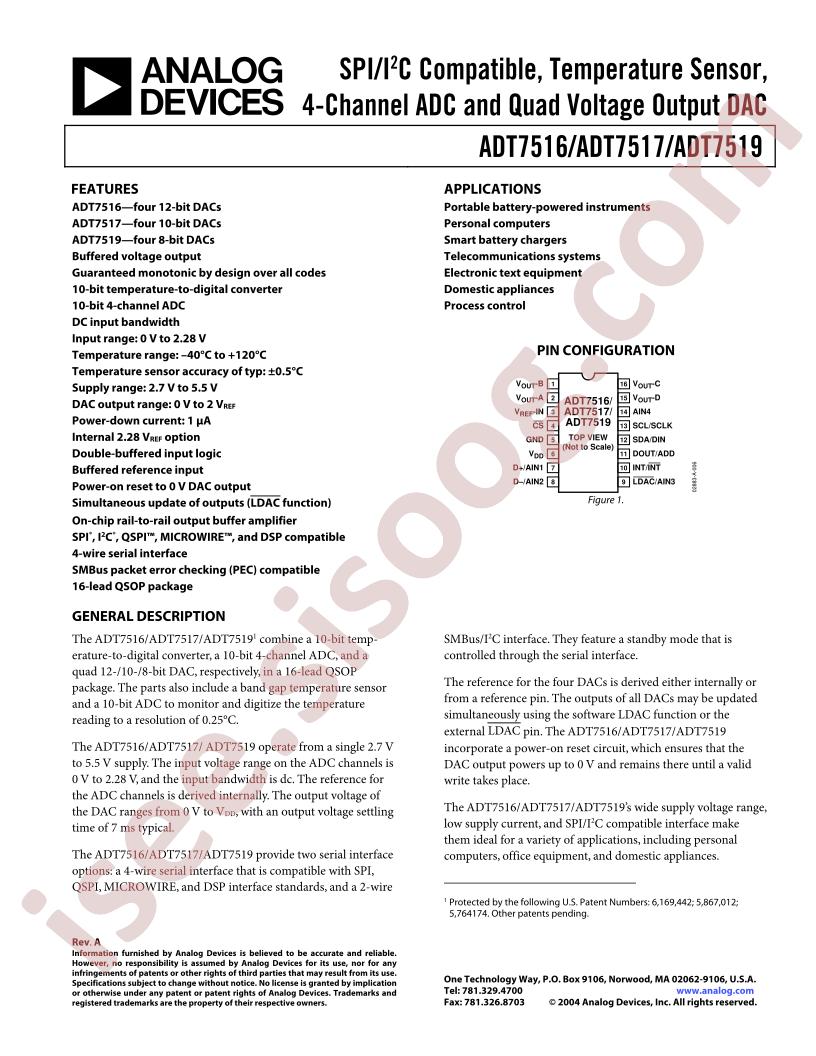 ADT7519ARQ-REEL