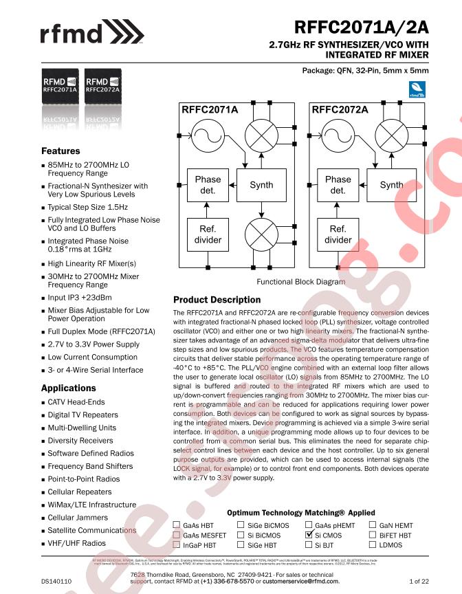 RFFC2072A