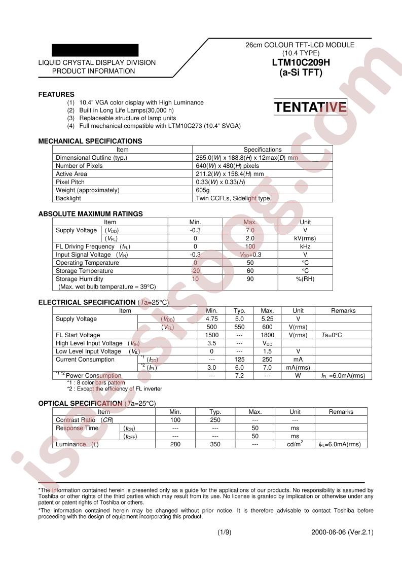 LTM10C209H