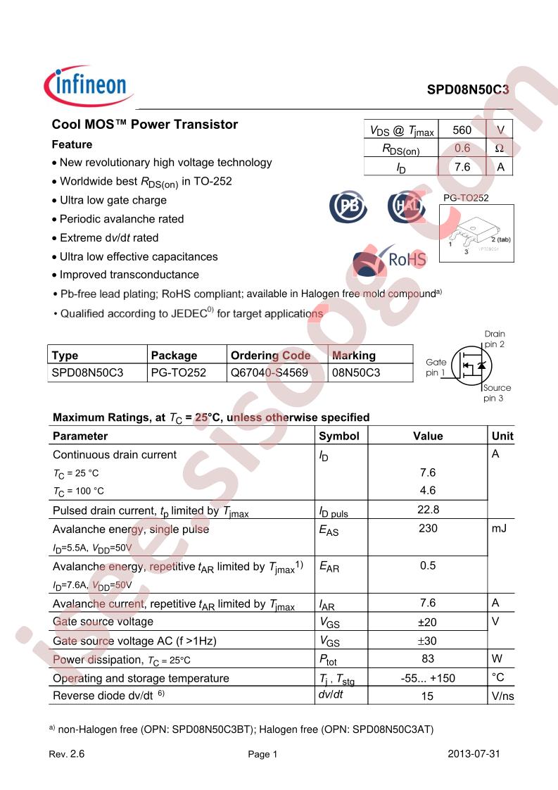 SPD08N50C3_13