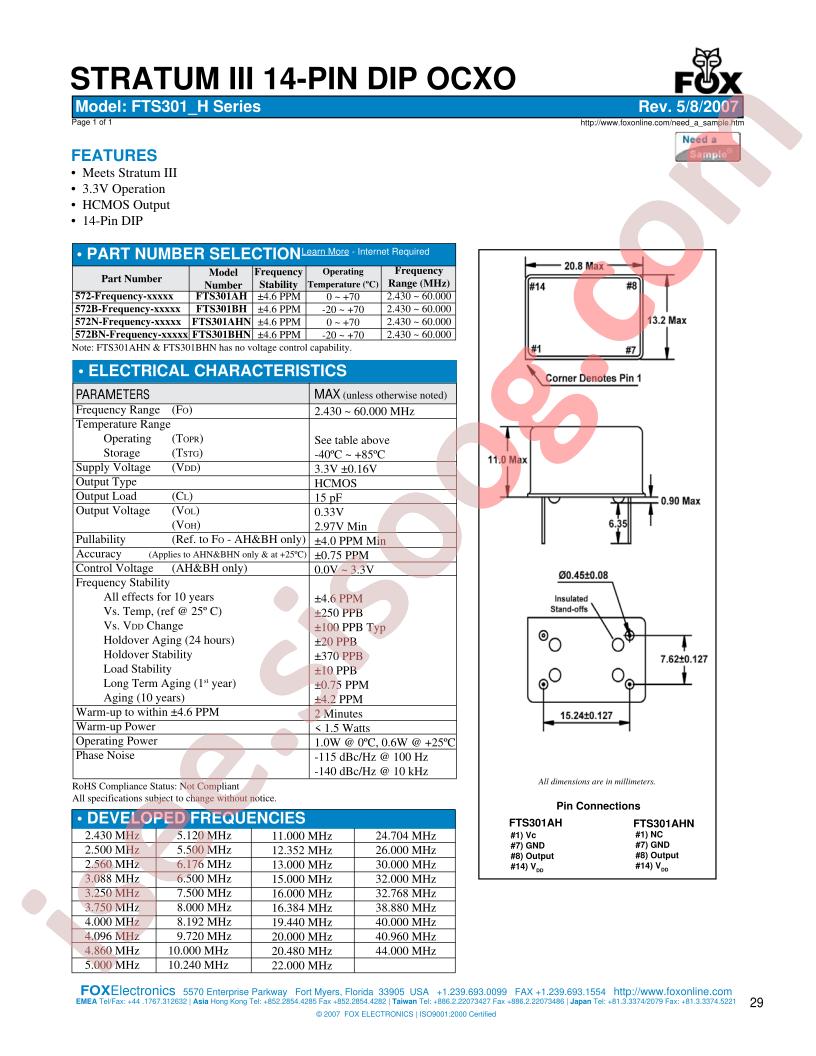 FTS301-H