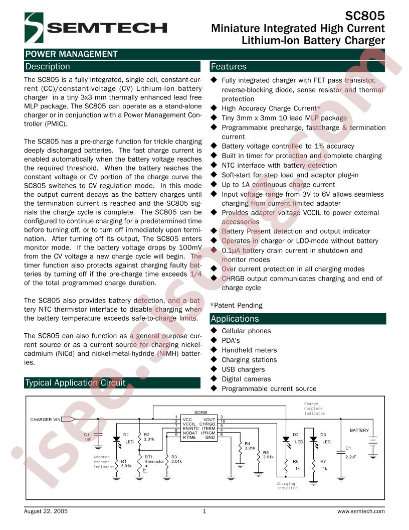 SC805IMLTRT