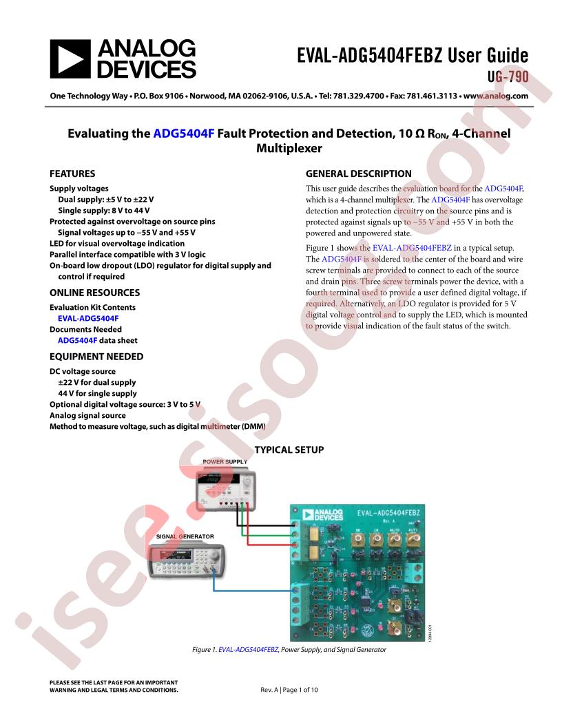 EVAL-ADG5404FEBZ