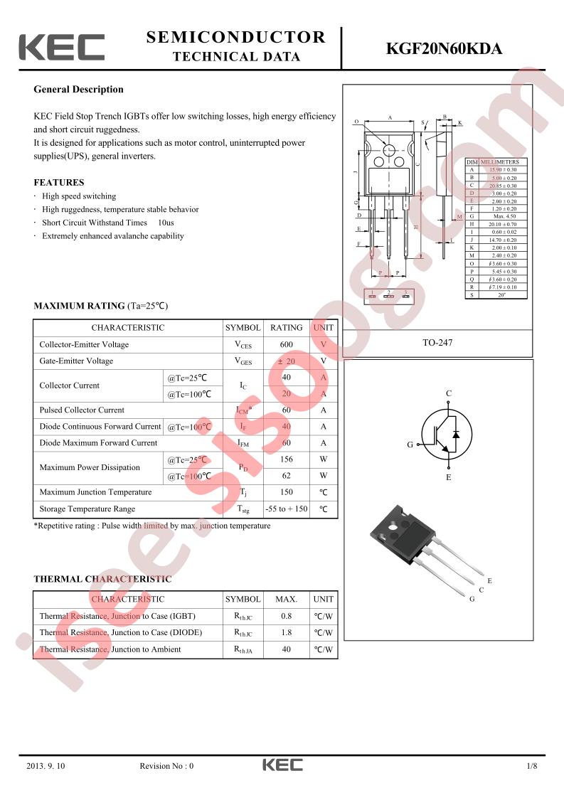 KGF20N60KDA