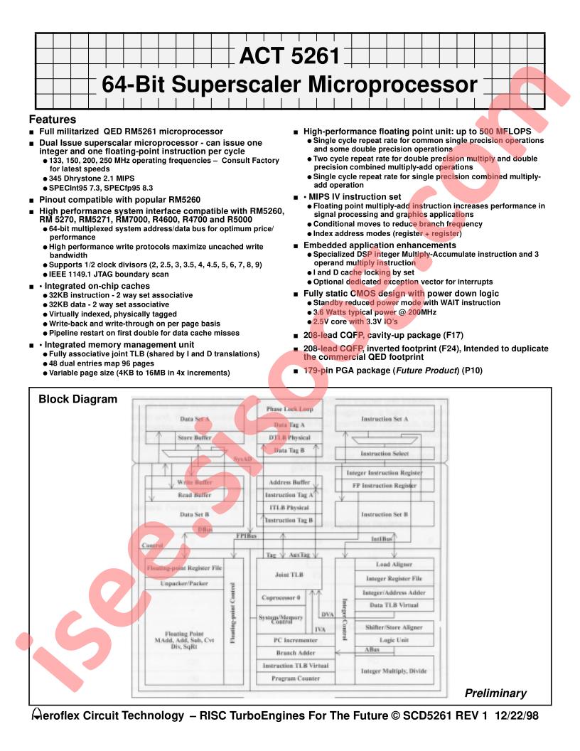 ACT-5261PC-133F17C