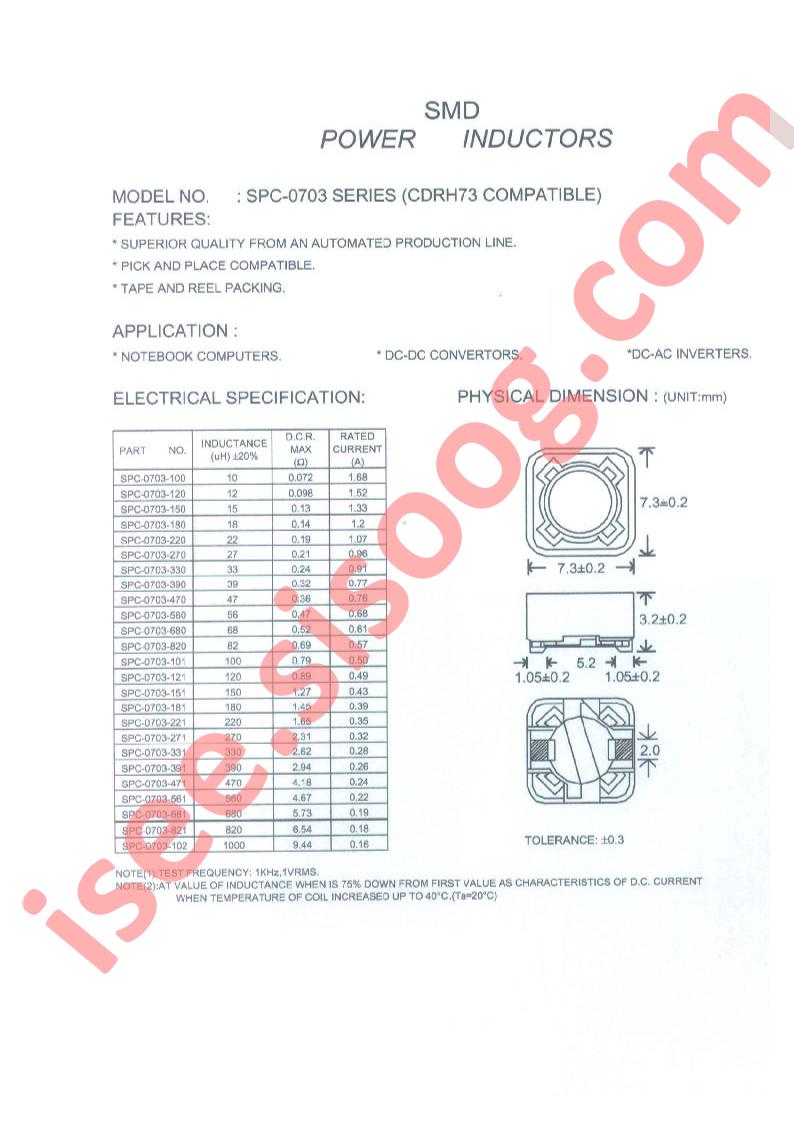 SPC-0703-180