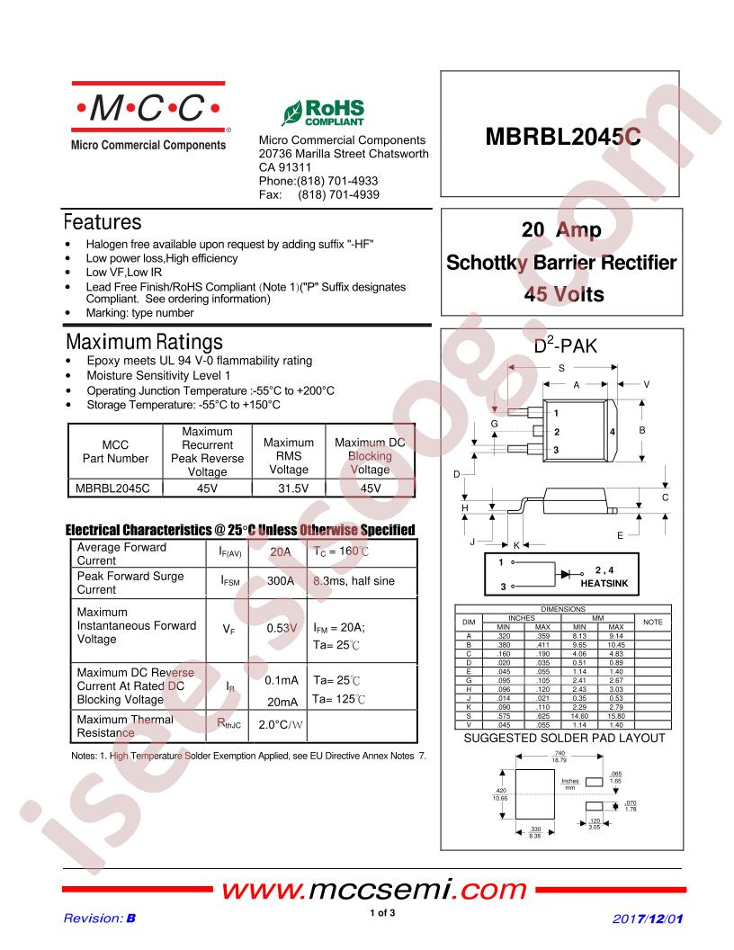 MBRBL2045C