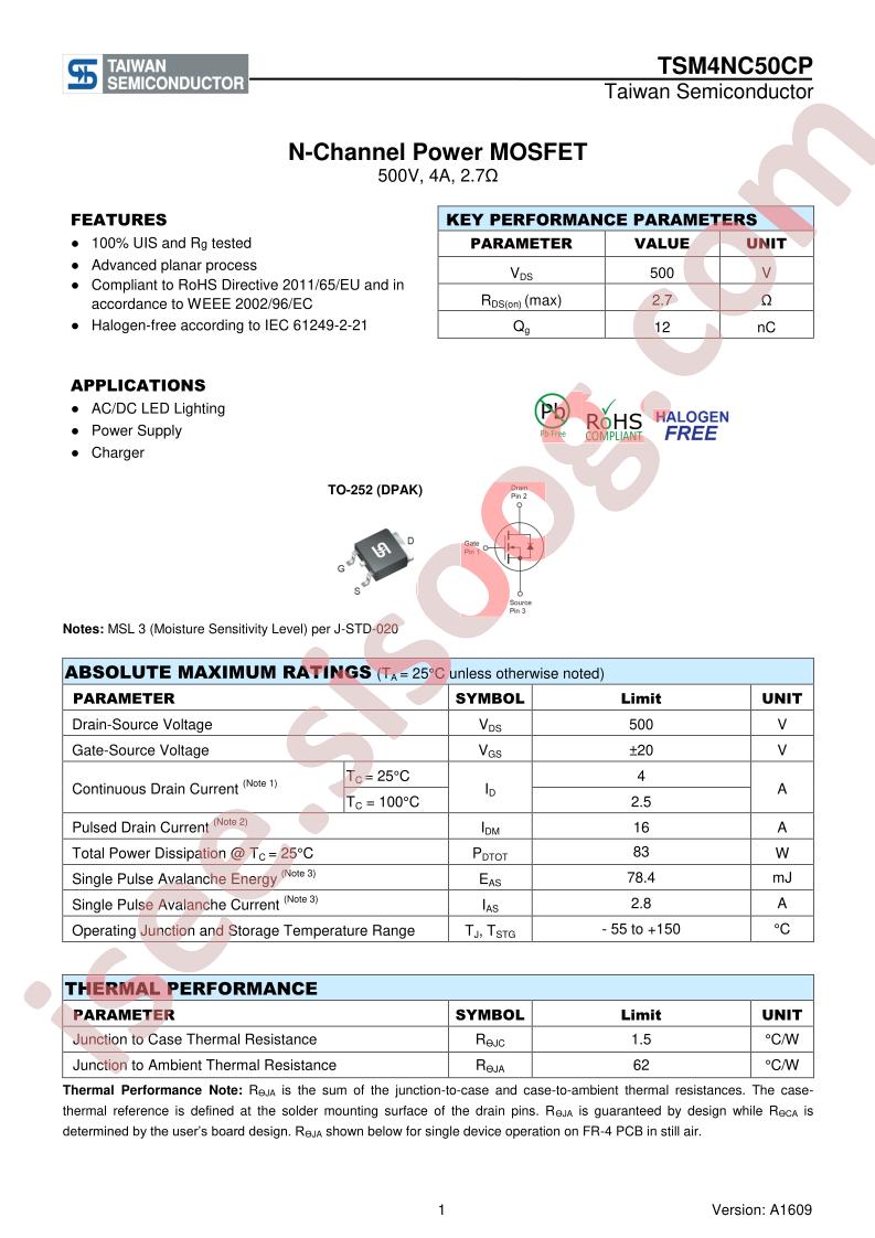 TSM4NC50CP
