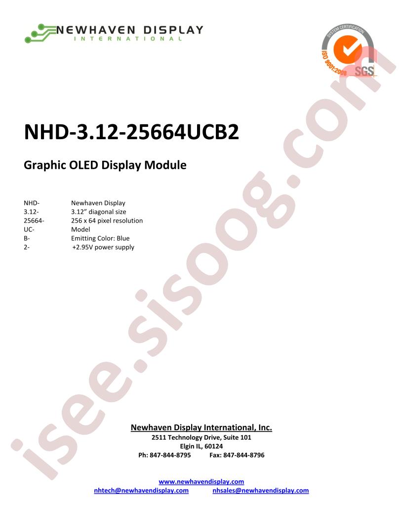 NHD-3.12-25664UCB2