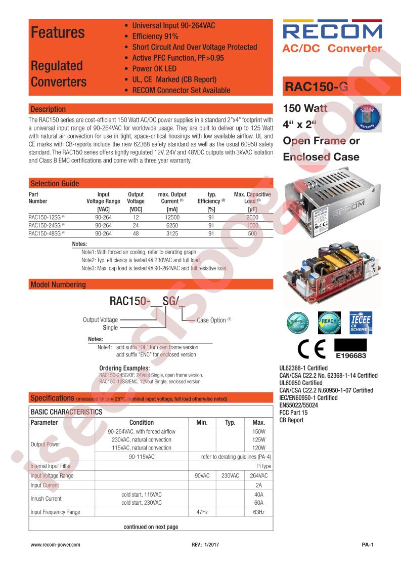 RAC150-G