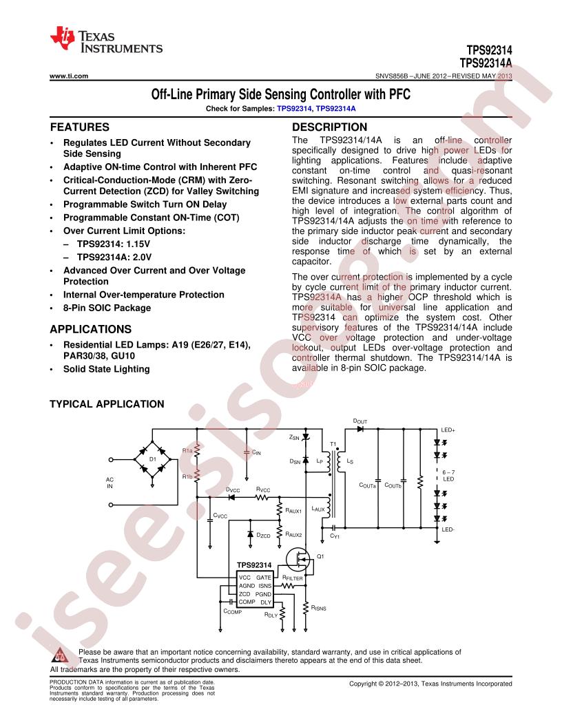 TPS92314DR