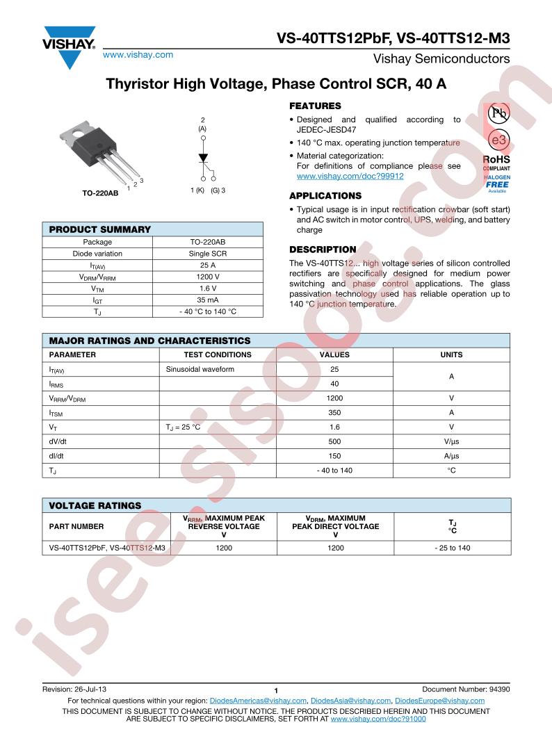 VS-40TTS12PBF