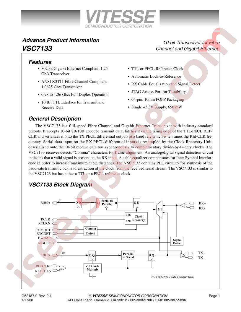 VSC7133QU