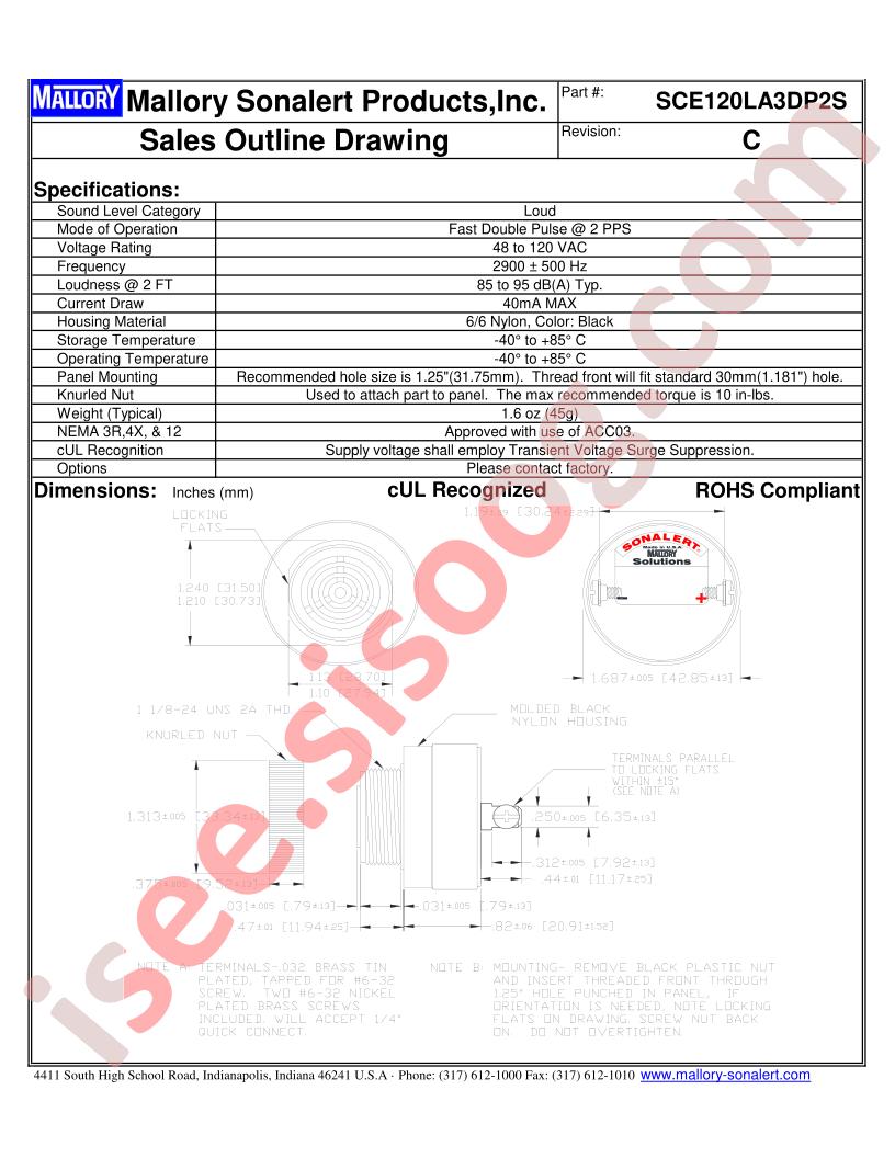SCE120LA3DP2S