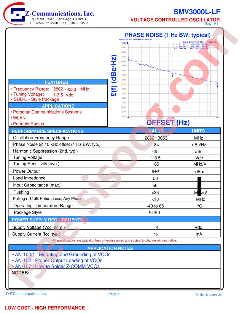SMV3000L-LF