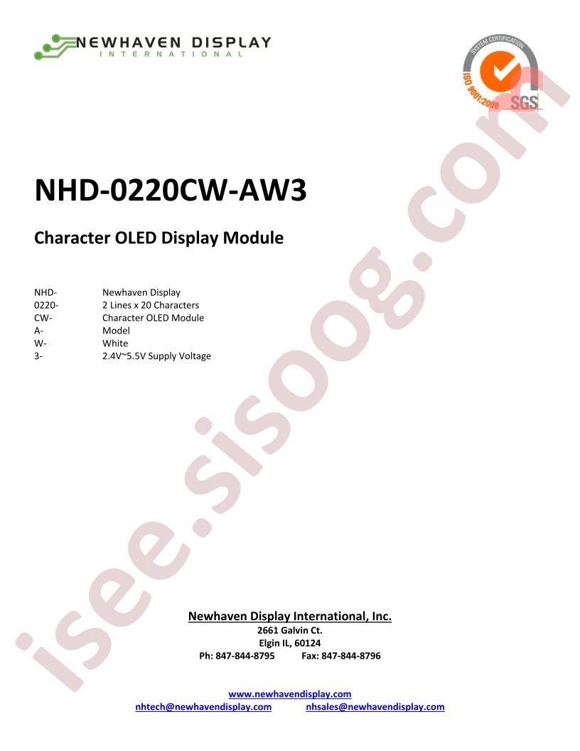 NHD-0220CW-AW3