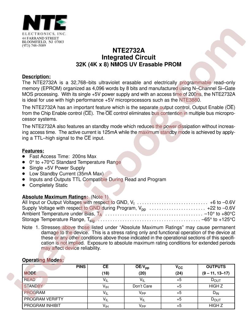 NTE2732A