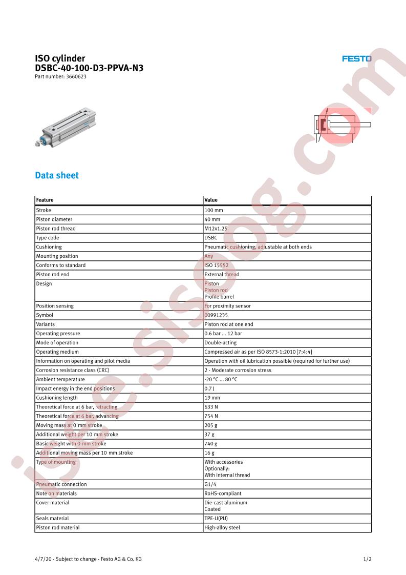 DSBC-40-100-D3-PPVA-N3