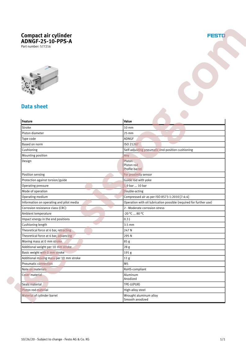 ADNGF-25-10-PPS-A