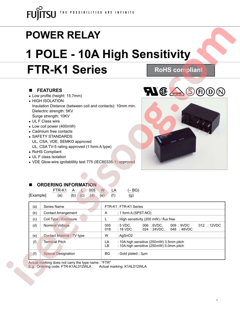 FTR-K1-10A