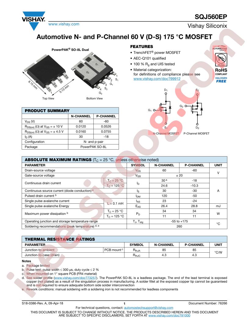 SQJ560EP