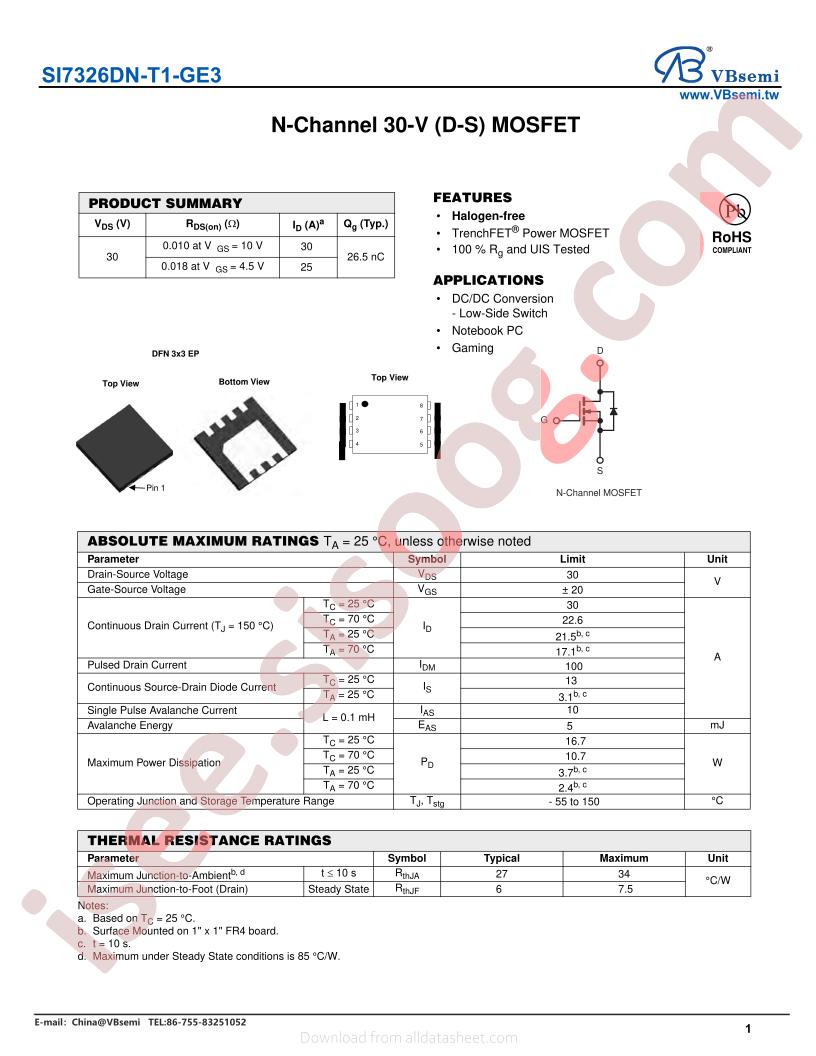 SI7326DN-T1-GE3