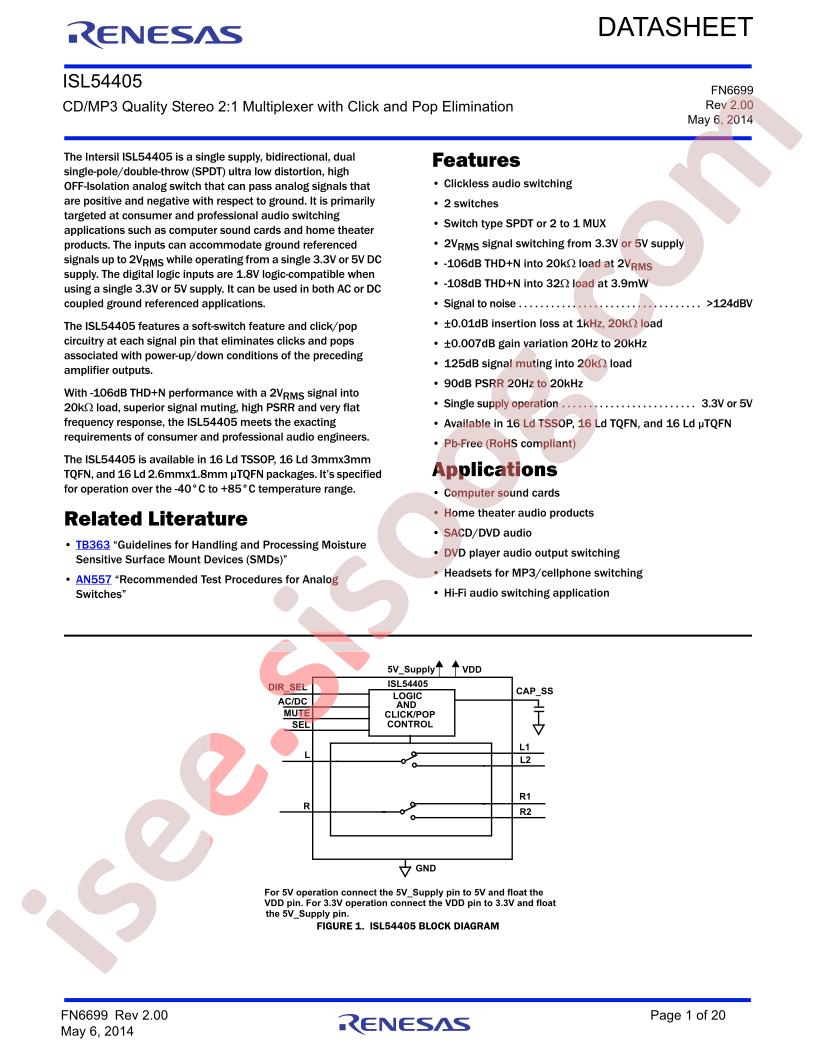 ISL54405