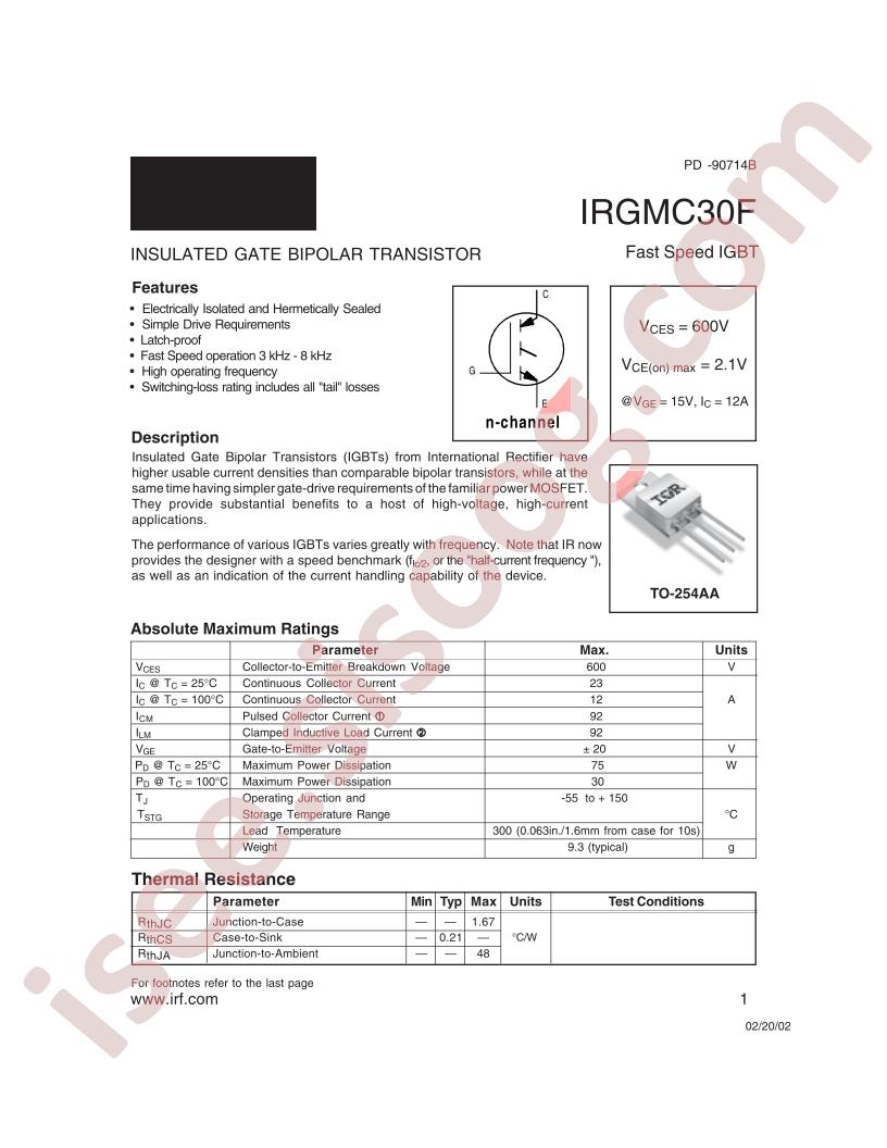 IRGMC30F