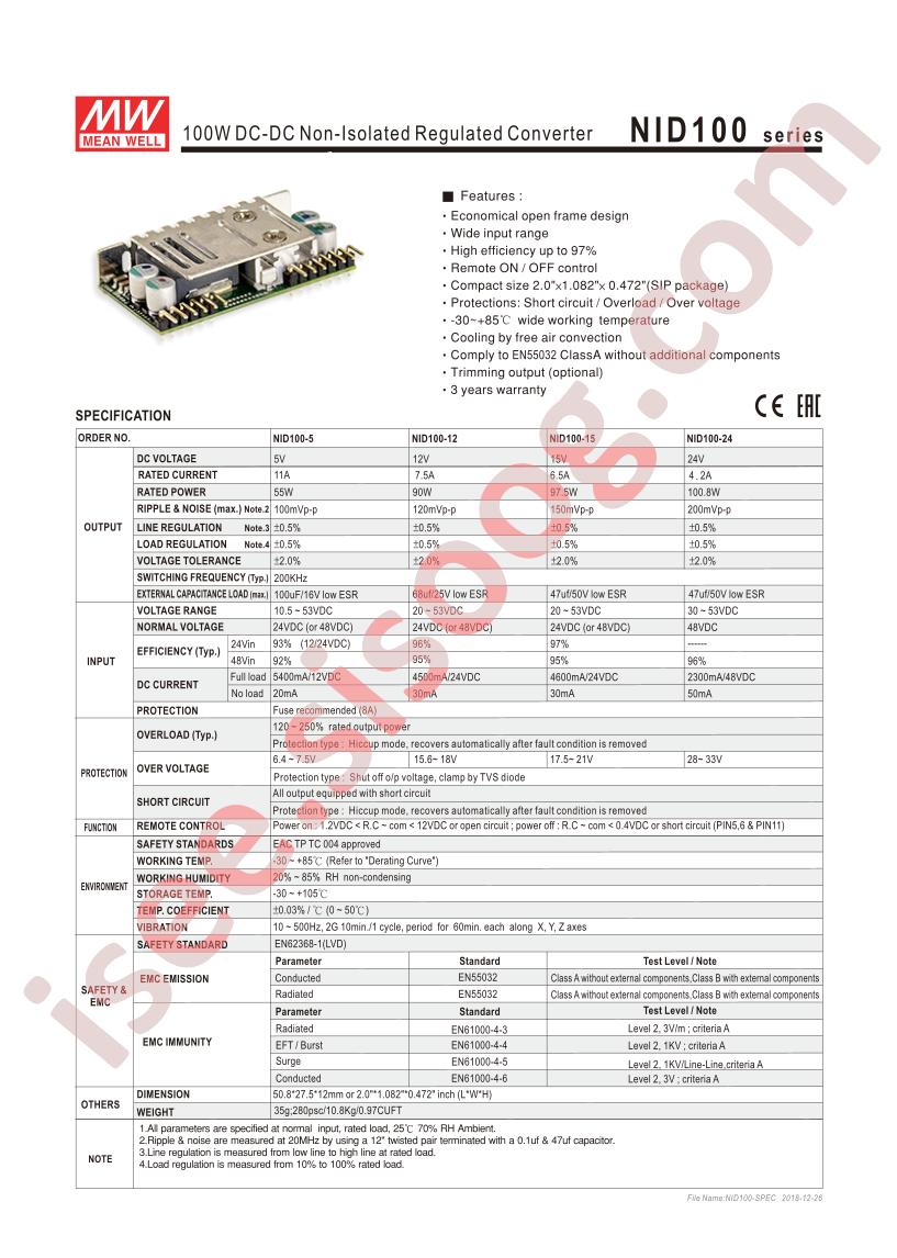 NID100-15