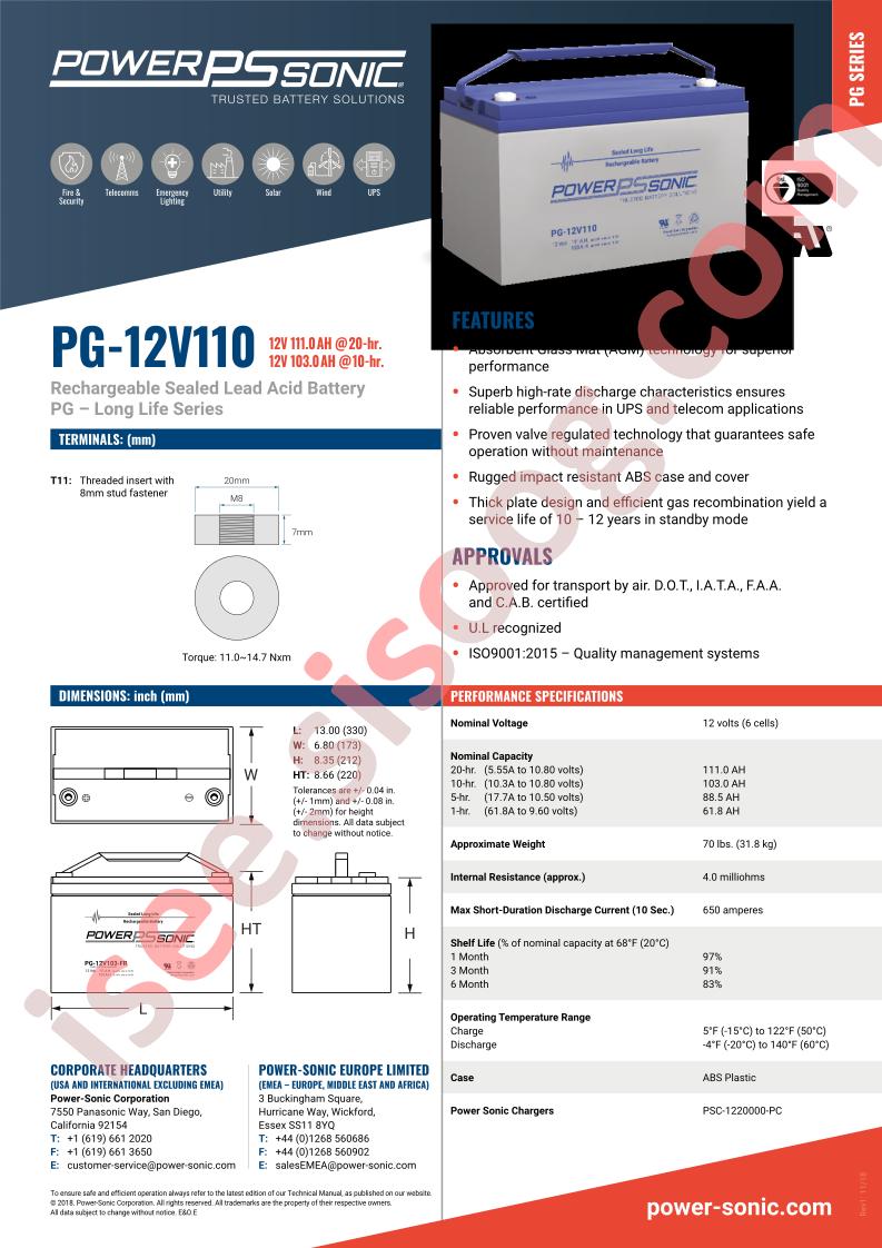 PG-12V110