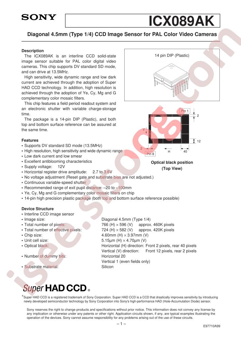 ICX089AK