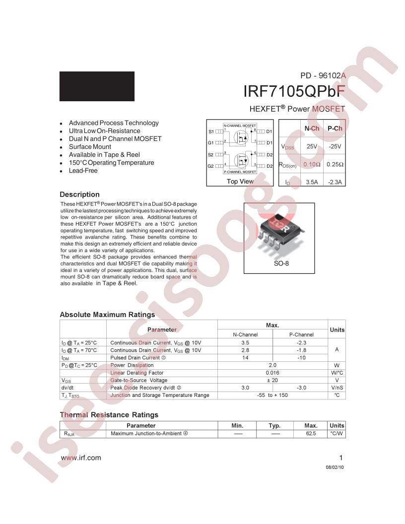 IRF7105Q9BF
