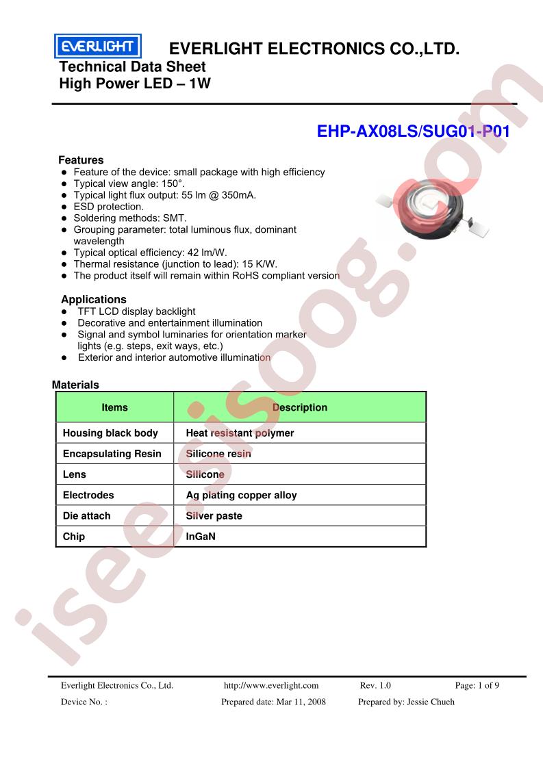 EHP-AX08LS-SUG01-P01