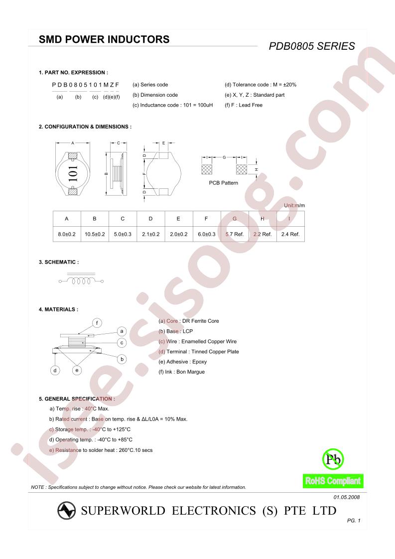 PDB0805101MZF